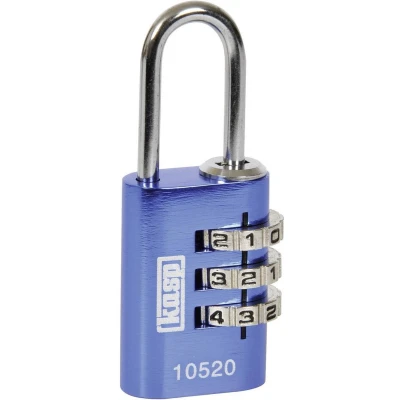 Afbeelding van Hangslot Kasp K10520BLUD Blauw Cijferslot