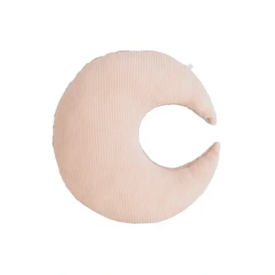 Afbeelding van Baby&#039;s Only Sierkussen babykamer maan teddy Sense Peach 45x45 cm Inclusief kussenvulling