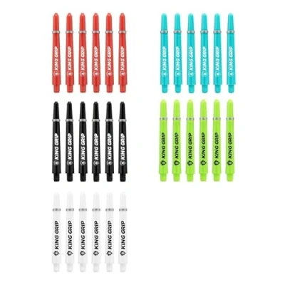 Afbeelding van KOTO Dart Shafts Collection Short, Nylon Rood, Zwart, Blauw, Wit, Groen, Geschikt voor L Style Champagne EZ L1 V1 Flights, incl. 30