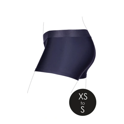 Afbeelding van Shots Ouch! OU825BLKXSS1 Vibrating Strap on Boxer Black XS/S