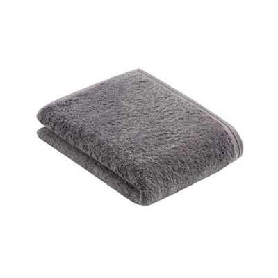 Afbeelding van Vossen douchelaken Vegan Life dunkelgrau 67x140