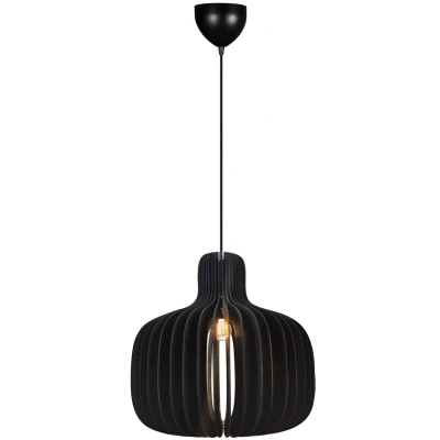 Afbeelding van Nordlux Hazo 43 E27 Hout Zwart
