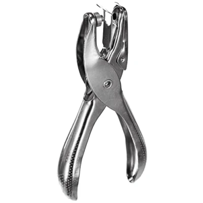Image de Rayher Hobby 8928400 Pince perforatrice en métal Longueur 12,5 cm Diamètre du trou 4 mm