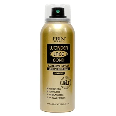 Afbeelding van Ebin New York Wonder Lace Bond lijmspray (80 ml, gevoelig extreem stevige binding)