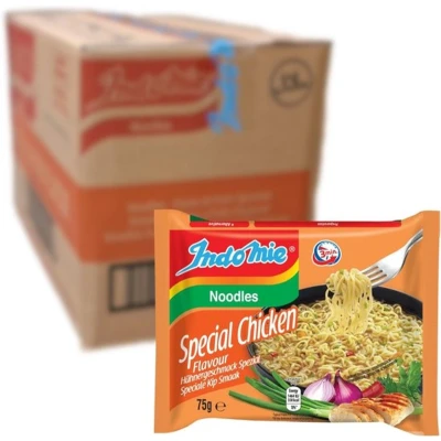 Afbeelding van Indomie Noedels 5x75 gram Special Chicken Flavour doos 8 stuks