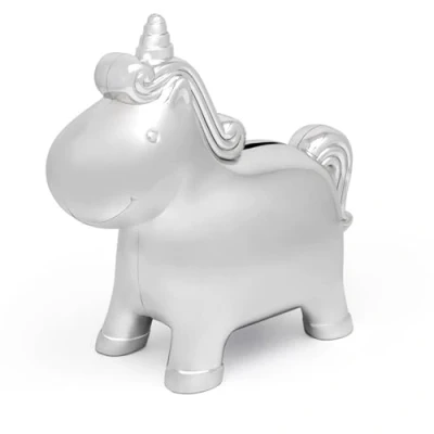 Afbeelding van Zilverstad Spaarpot Unicorn verzilverd