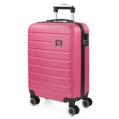 Afbeelding van SKPAT Reiskoffers SKPAT. Kofferset met 4 wielen, reiskofferset, lichte reiskofferset. 175200 combinatieslot., Fuchsia