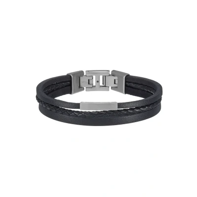 Afbeelding van Fossil heren Vintage Casual armband van leer JF03322040