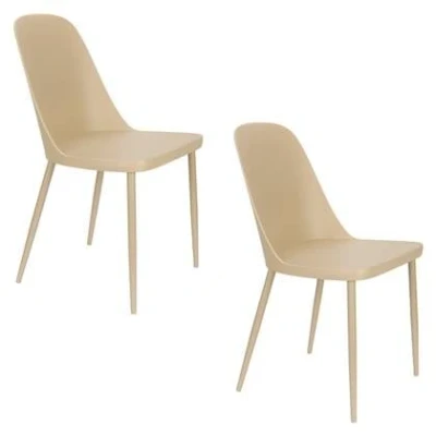 Afbeelding van Feliz Lifestyle Pip Eetkamerstoel Beige Set van 2