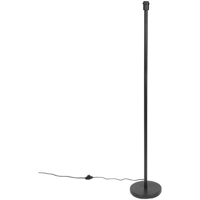 Afbeelding van QAZQA Moderne vloerlamp zwart zonder kap 149 cm Simplo