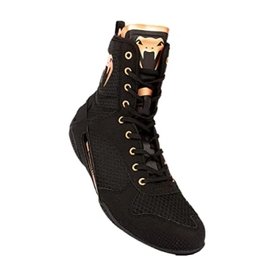 Afbeelding van Venum Elite boksschoenen, Zwart brons