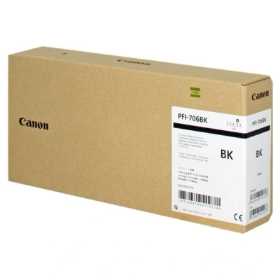 Image de Canon PFI 706 BK noir originale réservoir d&#039;encre