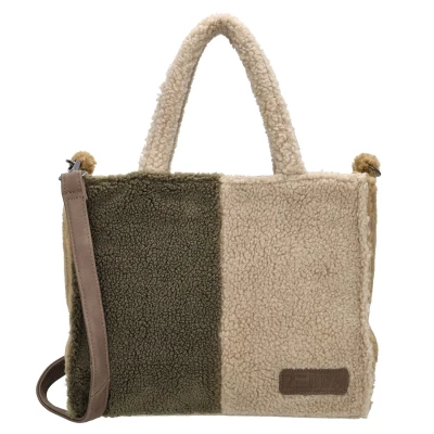 Afbeelding van Zebra Trends Teddy Denise Handbag M taupe Damestas