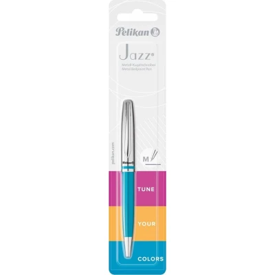 Afbeelding van Pelikan Jazz Classic K35 Blauw Draai intrekbare balpen Medium 1 stuk(s)