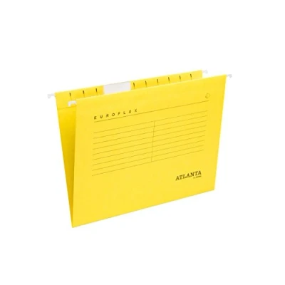 Afbeelding van Atlanta Hangmap flex A4 V bodem geel 25 stuks