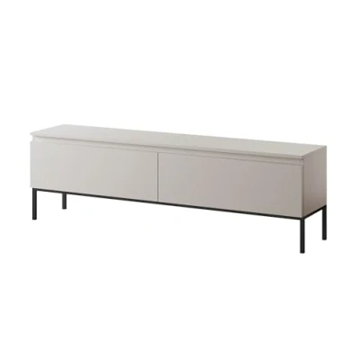Afbeelding van Selsey Bemmi RTV 150 cm Beige met zwarte poten
