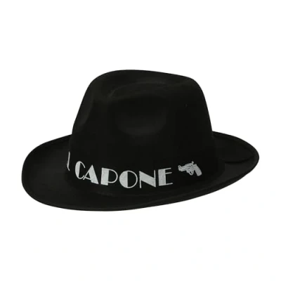 Afbeelding van Widmann 01884 Al Capone Vilten Hoed Kapsel Accessoires Gangster Jaren 20 en 30