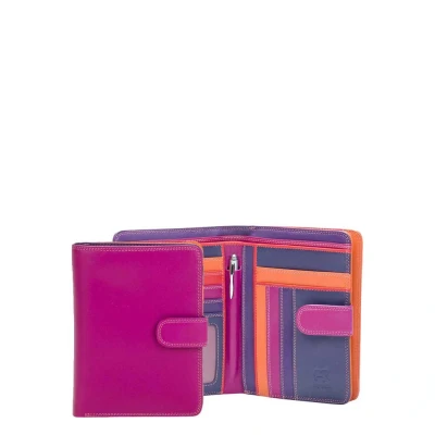 Afbeelding van Mywalit Ladies Large Wallet Zip Purse sangria multi Dames portemonnee