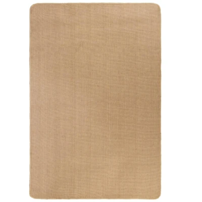 Afbeelding van Tapijt met latex onderkant 80x160 cm jute natuurlijk