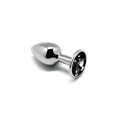 Afbeelding van Anal Plug with Black Jewel Size L