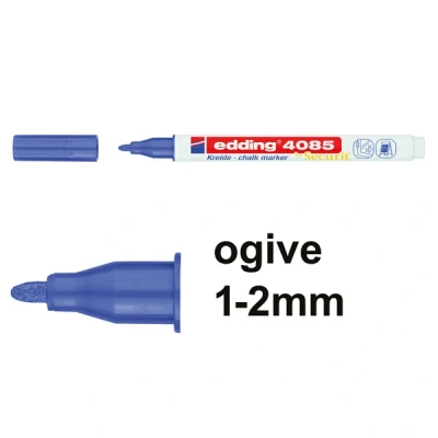 Image de Edding 4085 marqueur craie (1 2 mm ogive) violet métallique