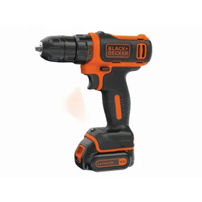 Afbeelding van B+D 10,8V Lithium Ion accu schroef /boormachine met 1,5Ah accu, 11 koppelinstellingen, LED verlichting, 200mA lader
