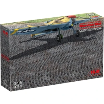 Afbeelding van 1:48 ICM 48411 Marston Mat WWII Amerikaanse Landingsplaat 223x255mm Plastic Modelbouwpakket