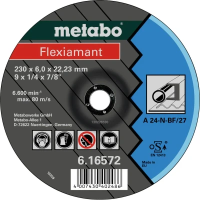 Afbeelding van Metabo 616680000 Afbraamschijf gebogen Boordiameter 22.23 mm 25 stuk(s)