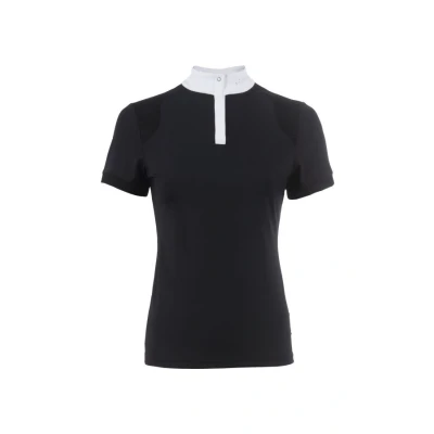 Image de Cavallo T shirt de Concours Caval Halfzip Noir EU 42