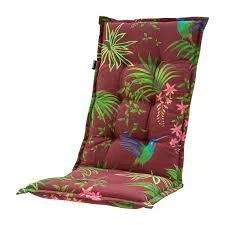 Afbeelding van Madison Tuinstoelkussen hoge rug 50x123 cm Celeste red