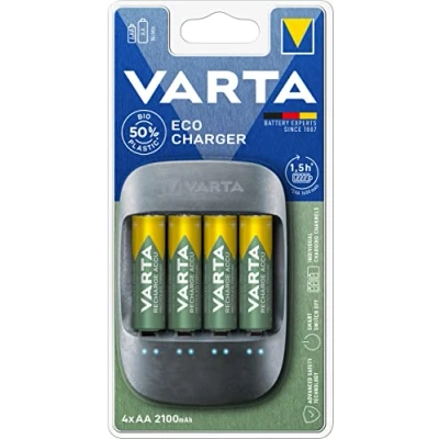 Image de Varta Universal Ladegerät Eco Akku Nimh Inkl. 4x Aa 2100mah 57680 101 451