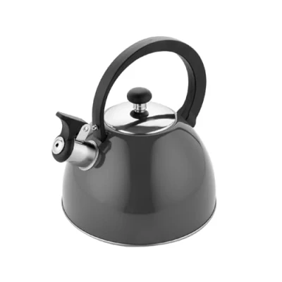 Afbeelding van Florina Brillo fluitketel 2,5L voor alle warmtebronnen Waterketel donkergrijs