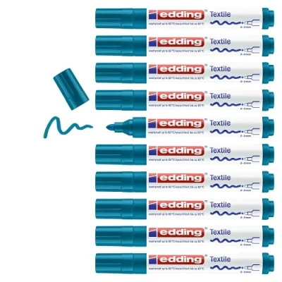 Afbeelding van edding 4500 textielmarker orientblauw 1ST 2 3 mm / 4 4500033