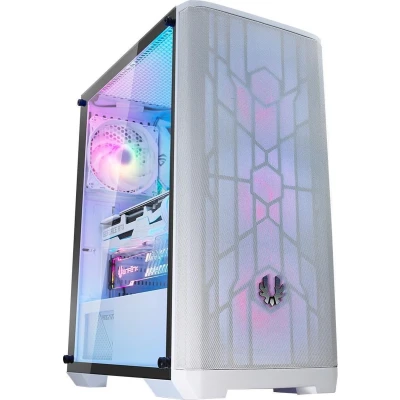 Afbeelding van ATX Semi toren doos BitFenix Nova Mesh SE TG Zwart Wit