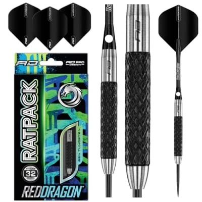 Afbeelding van RED DRAGON Rat Pack: Steeltip Tungsten Dartpijlen Professioneel 32 gram