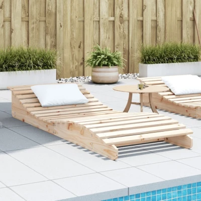 Afbeelding van Ligbed 205x80x31,5 cm massief grenenhout