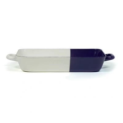 Afbeelding van Riess Ovenschaal 33 x 20 cm Crème Pruim