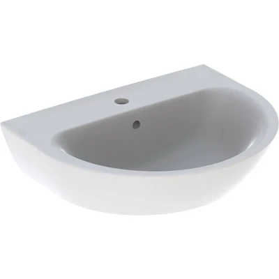 Afbeelding van Geberit Renova wastafel wit (60 x 48 cm) 1 kraangat, met