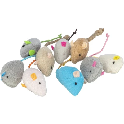 Afbeelding van TRIXIE KATTENSPEELGOED MUIS PLUCHE MET CATNIP 5 CM