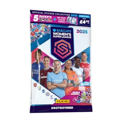 Afbeelding van Barclays Officiële Super League 2025 stickercollectie voor dames starterspakket
