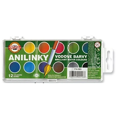 Afbeelding van KOH I NOOR 17450300000 12 Brilliant Water Colour Paint