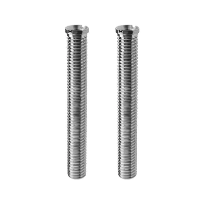 Afbeelding van SG Store Set van 2 mandschroeven voor gootsteen, 90 mm, verlengde boutschroeven M12, bevestigingsaccessoires zilver