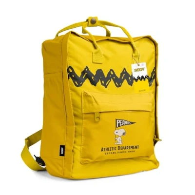 Afbeelding van Snoopy / Peanuts Backpack geel 36 cm hoog