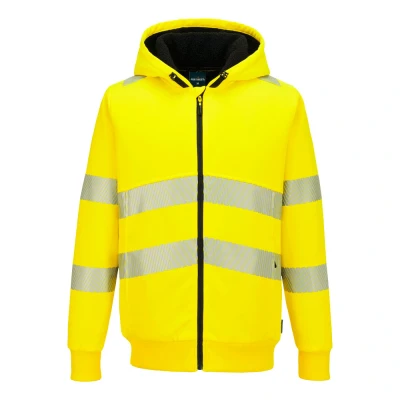 Afbeelding van PW321 Hi Vis Winter Hoodie met rits maat 4XL, Yellow