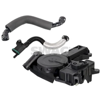 Afbeelding van SWAG 33 10 3558 Olieafscheider, ontluchting krukasbehuizing met ontluchtingsslangen VOLKSWAGEN: GOLF 6, Scirocco III, Tiguan I, SKODA: Octavia 2 Combi