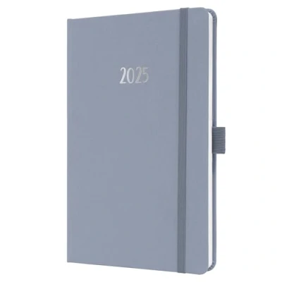 Afbeelding van Weekagenda Feel A5 2025 (NL/FR/EN/DU) Light Lilac Hardcover