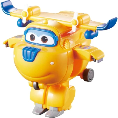 Afbeelding van Super Wings Speelfiguur Transform a bots! Donnie 6 Cm Geel