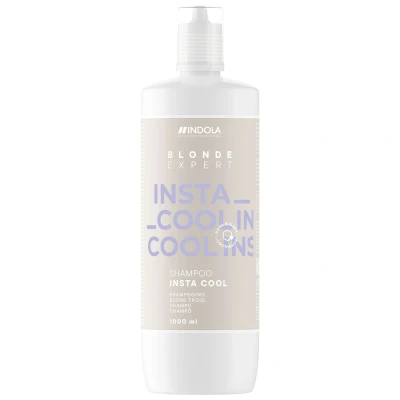 Afbeelding van Indola Blonde Expert Care Insta Cool Shampoo 1000ml Haibu by Kapperskorting.com