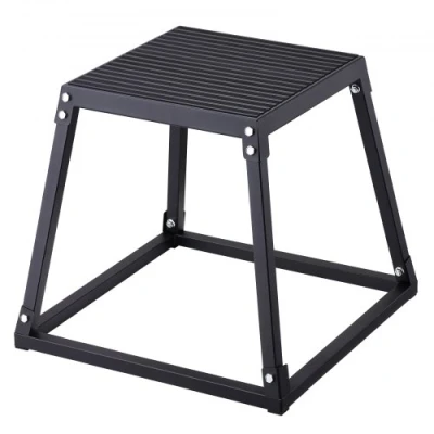 Image de VEVOR Boîte de Pliométrie 458 mm Plateforme Pliométrique Antidérapante Charge 227 kg à Saut Musculation Fitness Crossfit pour Entraînement Step up Pompe Squat Gym Domicile Noir