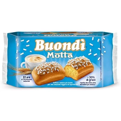Afbeelding van Motta Buondì Buondi Italiaanse sponzen met suikercoating, 1548 g, 36 stuks